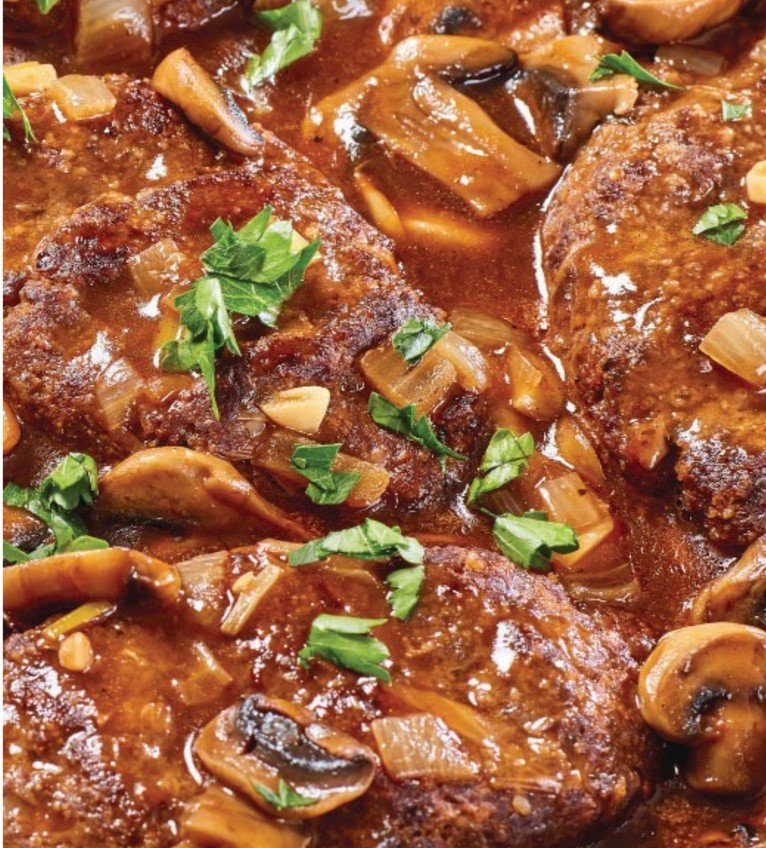 Simple Skillet Steak with Mushroom Sauce Recipe
