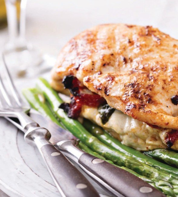 Nutrient-Rich Grilled Mediterranean Stuffed Chicken Breasts Recipe