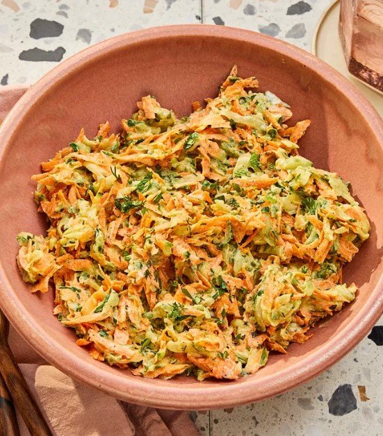 Grated Carrot & Cucumber Salad is a Refreshing Summer Side