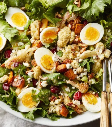Roasted Cranberry, Squash & Cauliflower Salad