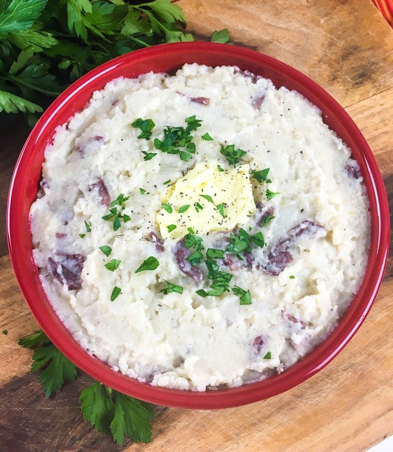 Garlic Mashed Red Potatoes Recipe
