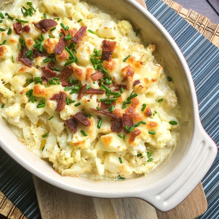 Loaded Cauliflower Au Gratin Recipe