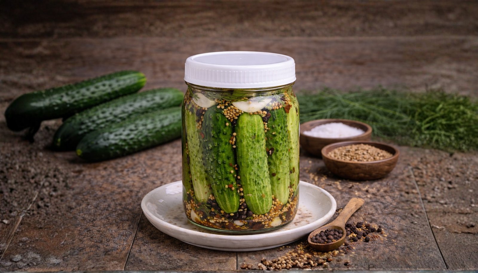 Classic Fermented Dill Pickles Recipe