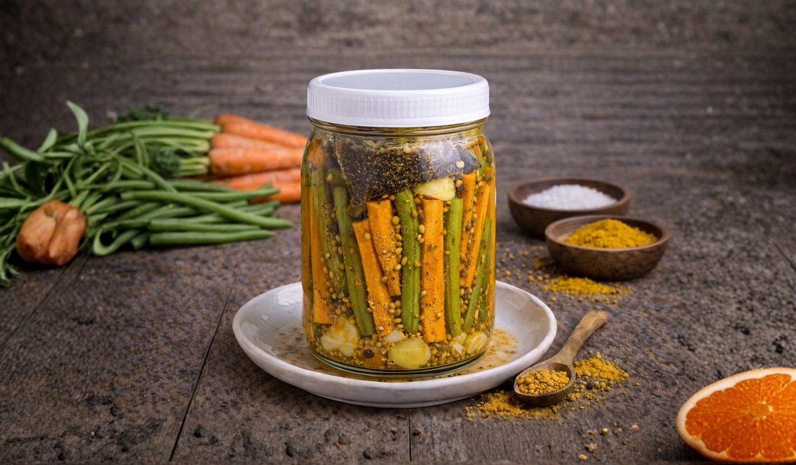 Curry Spiced Carrots and Green Beans Recipe